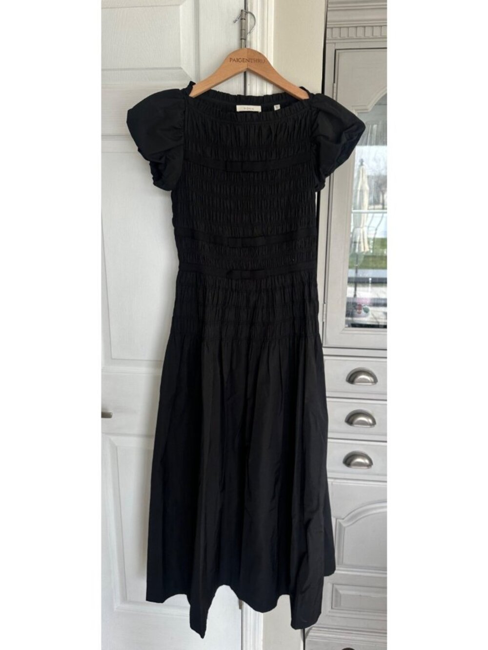 Doen Black Midi Dress - Picture 2 of 14